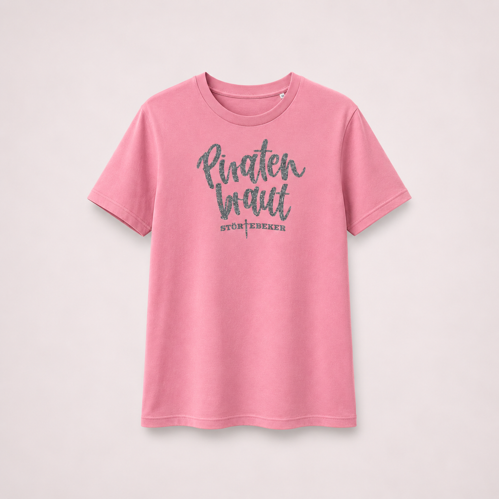 Störtebeker Frauen T-Shirt „Piratenbraut" in rosa