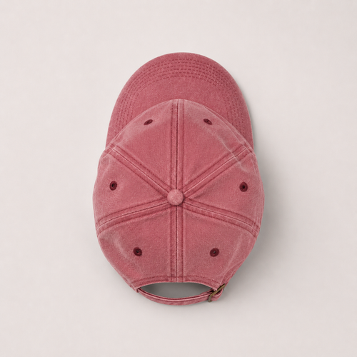 Basecap "We Love Pirates" washed pink