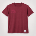 "We Love Pirates" Damen T-Shirt in dark cherry