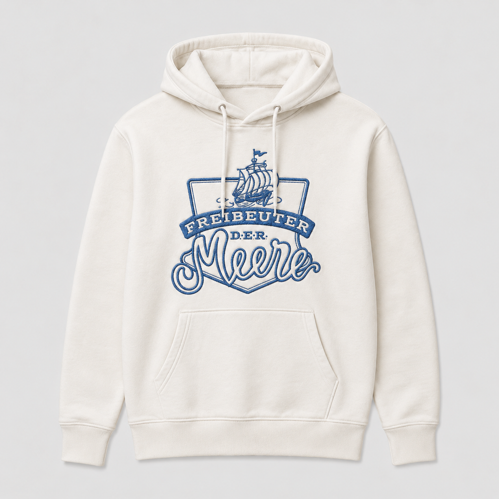 „Freibeuter der Meere“- Störtebeker Stick Hoodie Unisex
