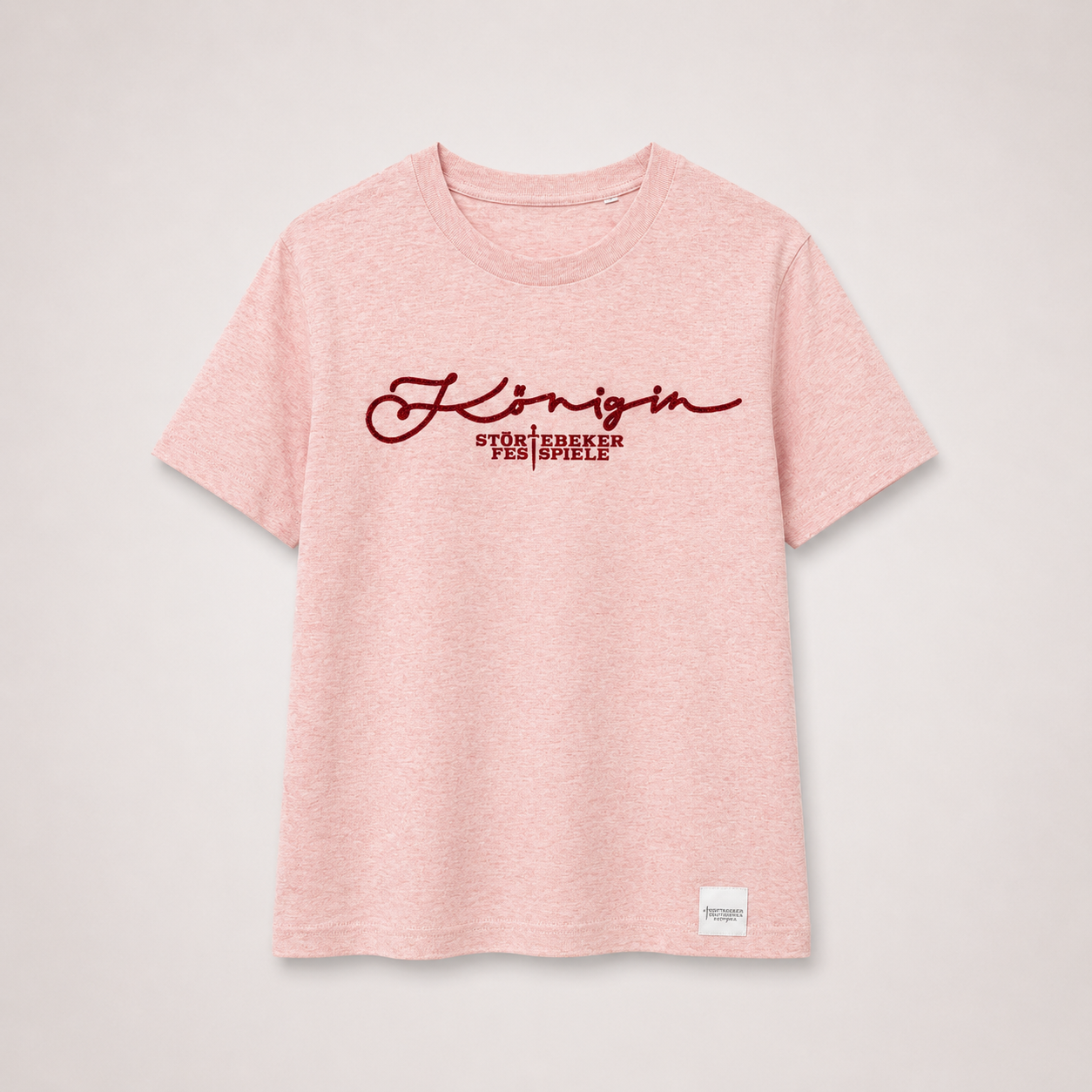Störtebeker Frauen T-Shirt „Königin" in rosa