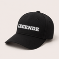 Basecap „LEGENDE" schwarz