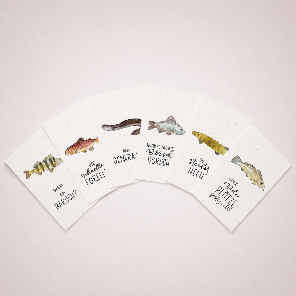 SET Postkarten „Fisch-Kollektiv-Serie“ Rügen