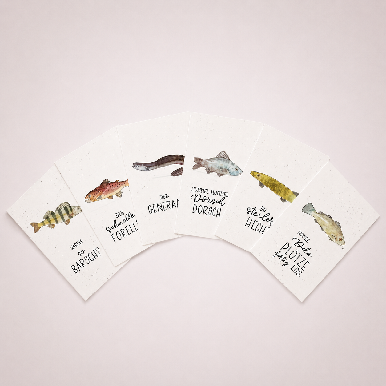 SET Postkarten „Fisch-Kollektiv-Serie“ Rügen