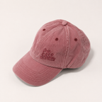 Basecap "We Love Pirates" washed pink