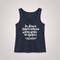 Störtebeker Frauen Tank-Top „Piratenbraut" in navy