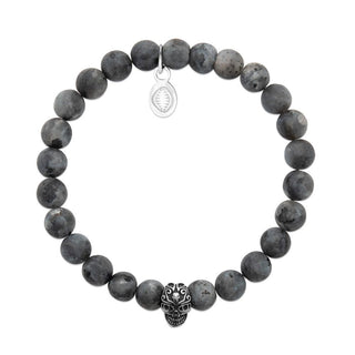 Steinarmbandes mit Totenkopf