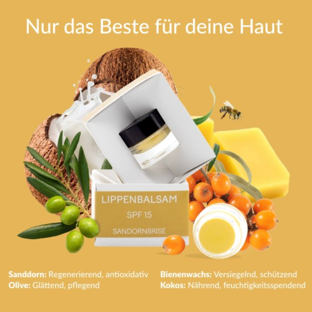 Spirit of Rügen – Bio Lippenbalsam Sanddornbrise