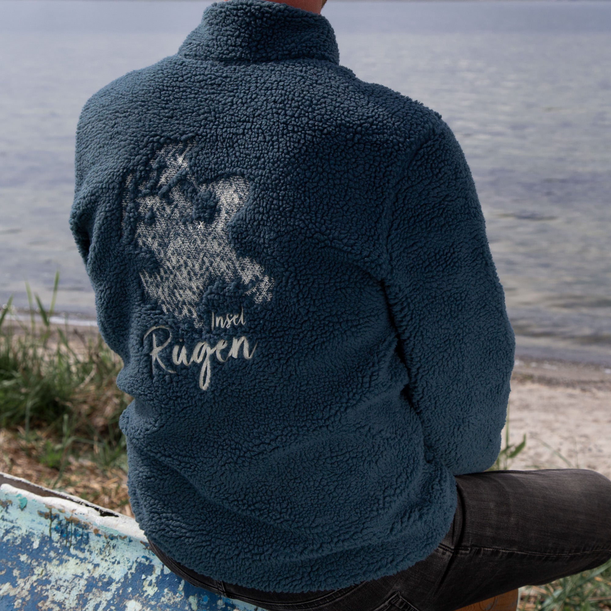 Kuschelpirat "Insel Rügen" –  Störtebeker SHERPA Jacke Stargazer  – Unisex