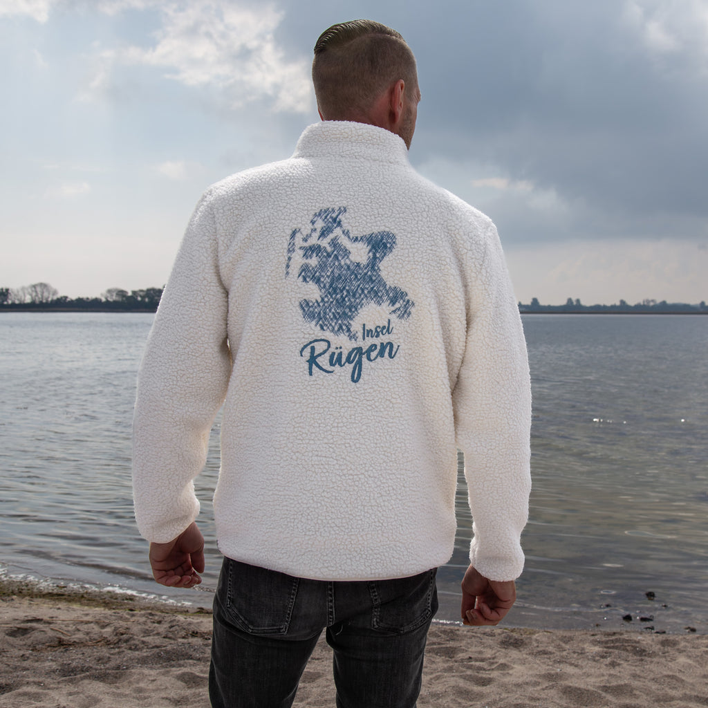 Kuschelpirat "Insel Rügen" –  Störtebeker SHERPA Jacke  – Unisex