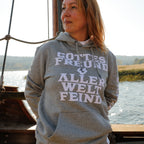 Störtebeker Gottes Freund – Flock EDITION - Störtebeker Hoodie grau – Unisex