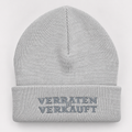 Störtebeker Unisex Mütze „Verraten & Verkauft“ in Heather Grey