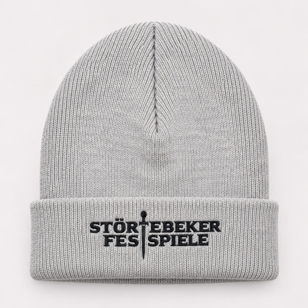 Störtebeker Unisex Mütze  „Logo Störtebeker Festspiele" in Heather Grey