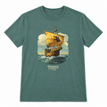 Störtebeker Unisex T-Shirt „Kogge" in Boddengrün