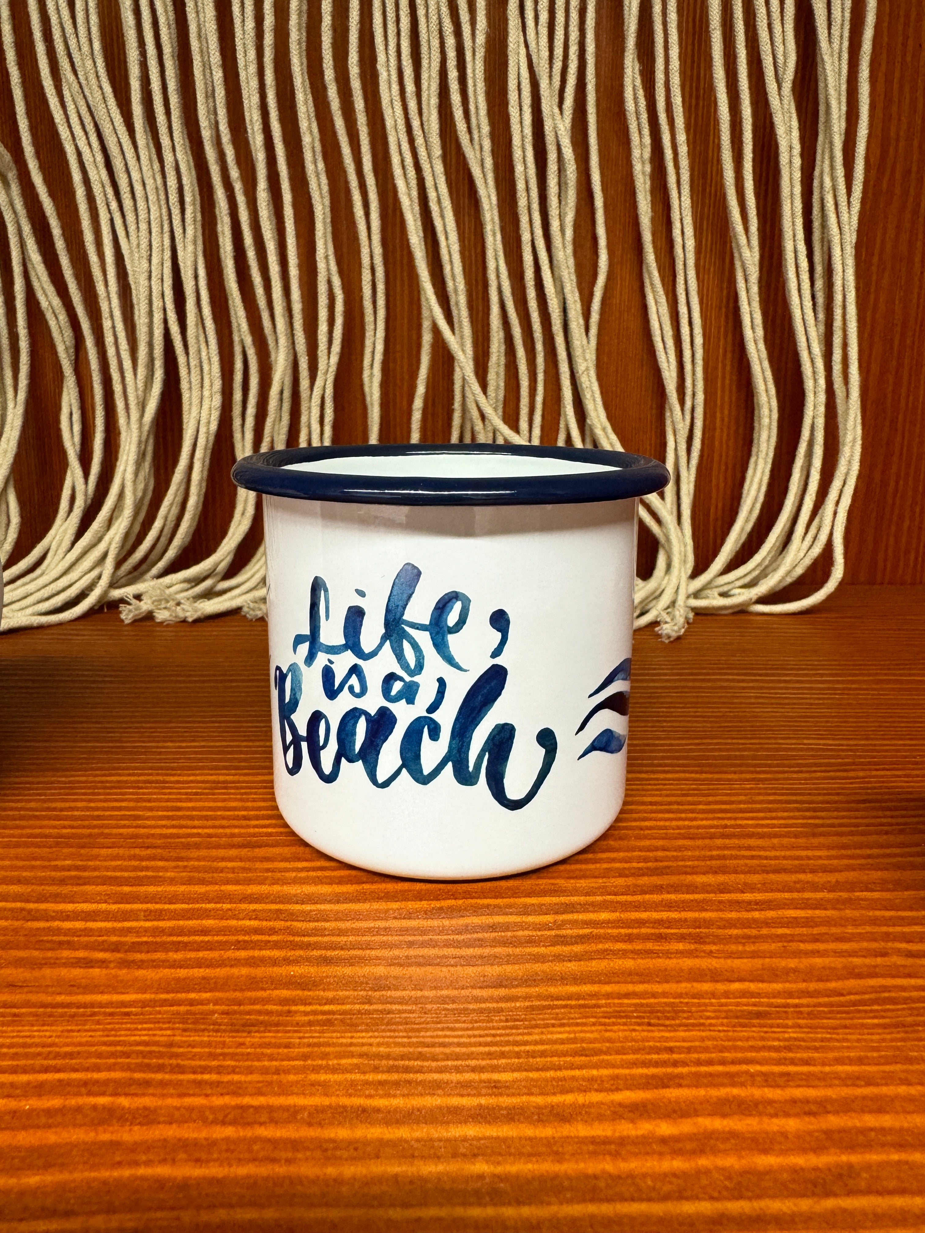 Tasse „Life is a Beach" Rügen