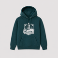 Stoertebeker Kinder Hoodie „Likedeeler" in petrol
