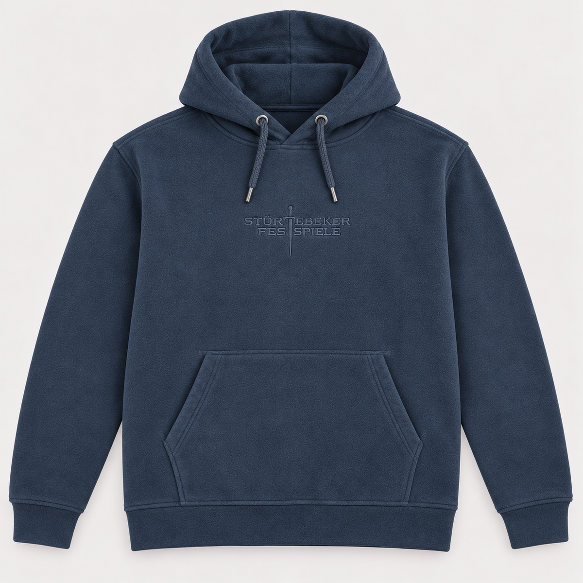 Störtebeker Fleecehoodie  „Störtebeker Festspiele“ Stick navy