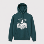 Störtebeker Unisex Hoodie „Likedeeler" in petrol