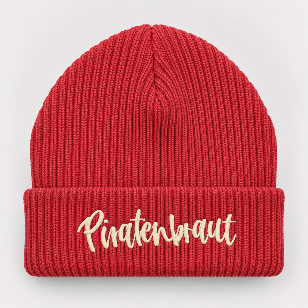 Störtebeker Unisex Mütze „Piratenbraut“ in Red Earth
