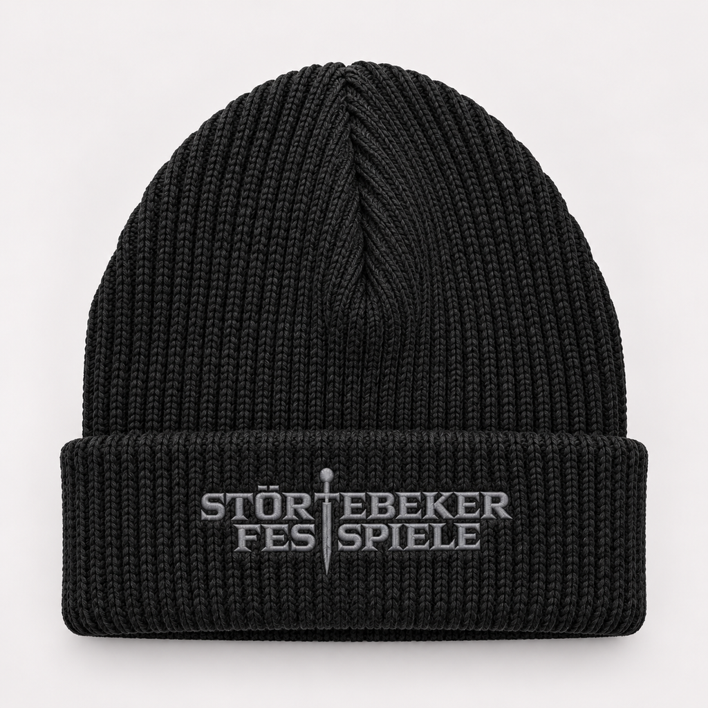 Mütze „Logo Störtebeker Festspiele“ – Schwarz (Unisex)