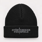Mütze „Logo Störtebeker Festspiele“ – Schwarz (Unisex)