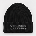 Störtebeker Unisex Mütze „Verraten & Verkauft“ in Schwarz