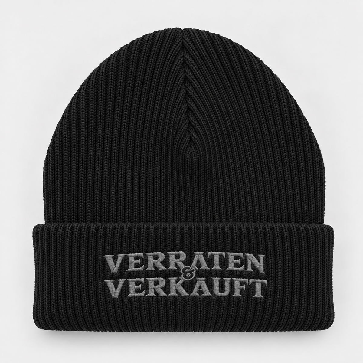 Störtebeker Unisex Mütze „Verraten & Verkauft“ in Schwarz
