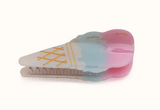 Haarklammer "EIS ROSA/BLAU" für wilde Piratenhaare by Vivi