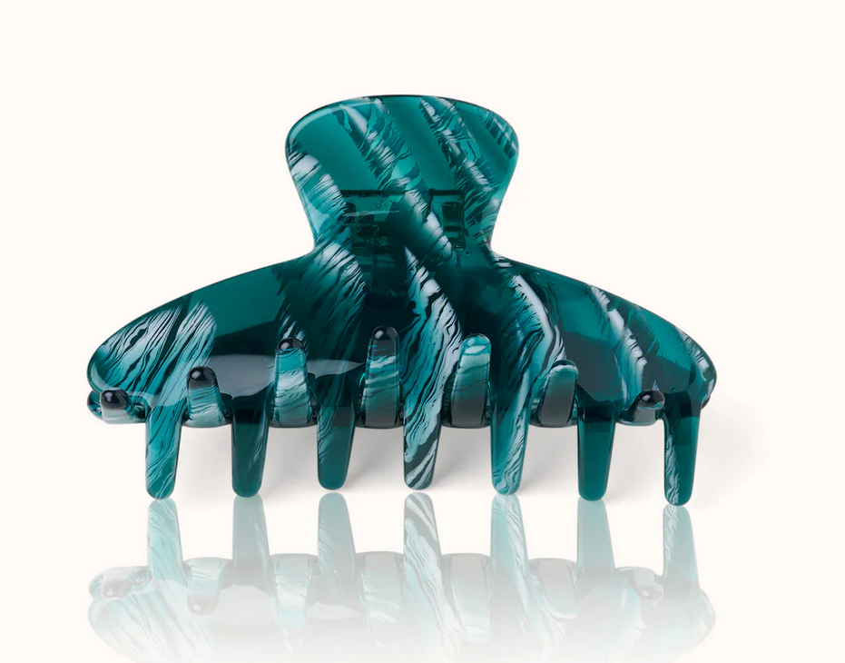 Haarklammer Halbrund blau meliert by Vivi