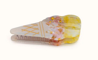 Haarklammer "EIS GELB" für wilde Piratenhaare by Vivi