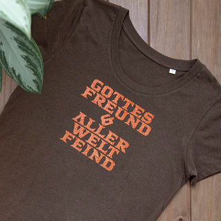 Gottes Freund – Störtebeker Shirt – Glitzer – Damen