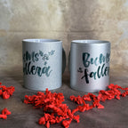 Keramik-Tasse „Weihnachten“ Bumsfallera & Früher war Mehr Lametta