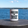 "Gottes Freund & Aller Welt Feind" „HUMPEN“ 450 ml Mega Tasse schwarz