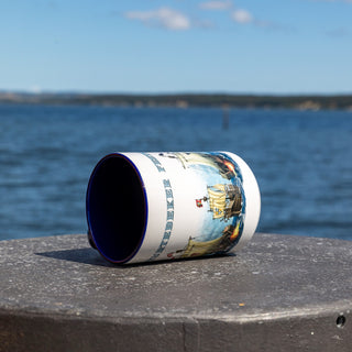 Störtebeker „HUMPEN“ 450 ml Mega Tasse mit Koggen Motiv NAVY BLAU