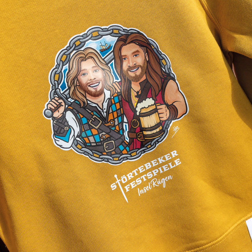 Klaus & Goedeke 2025 – Störtebeker SWEATSHIRT OHNE KAPUZE  – Kids Ocker