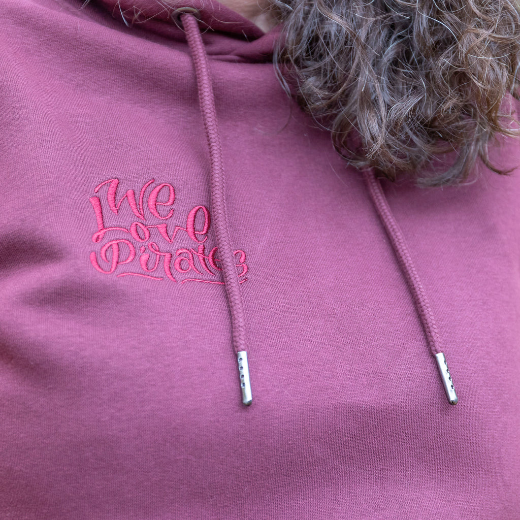 »We Love Pirates« Störtebeker HOODIE (Unisex) - Stick