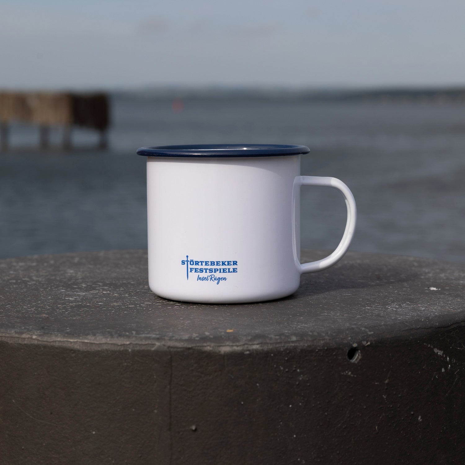 Emaille Tasse „Freibeuter der Meere“- 500 ml