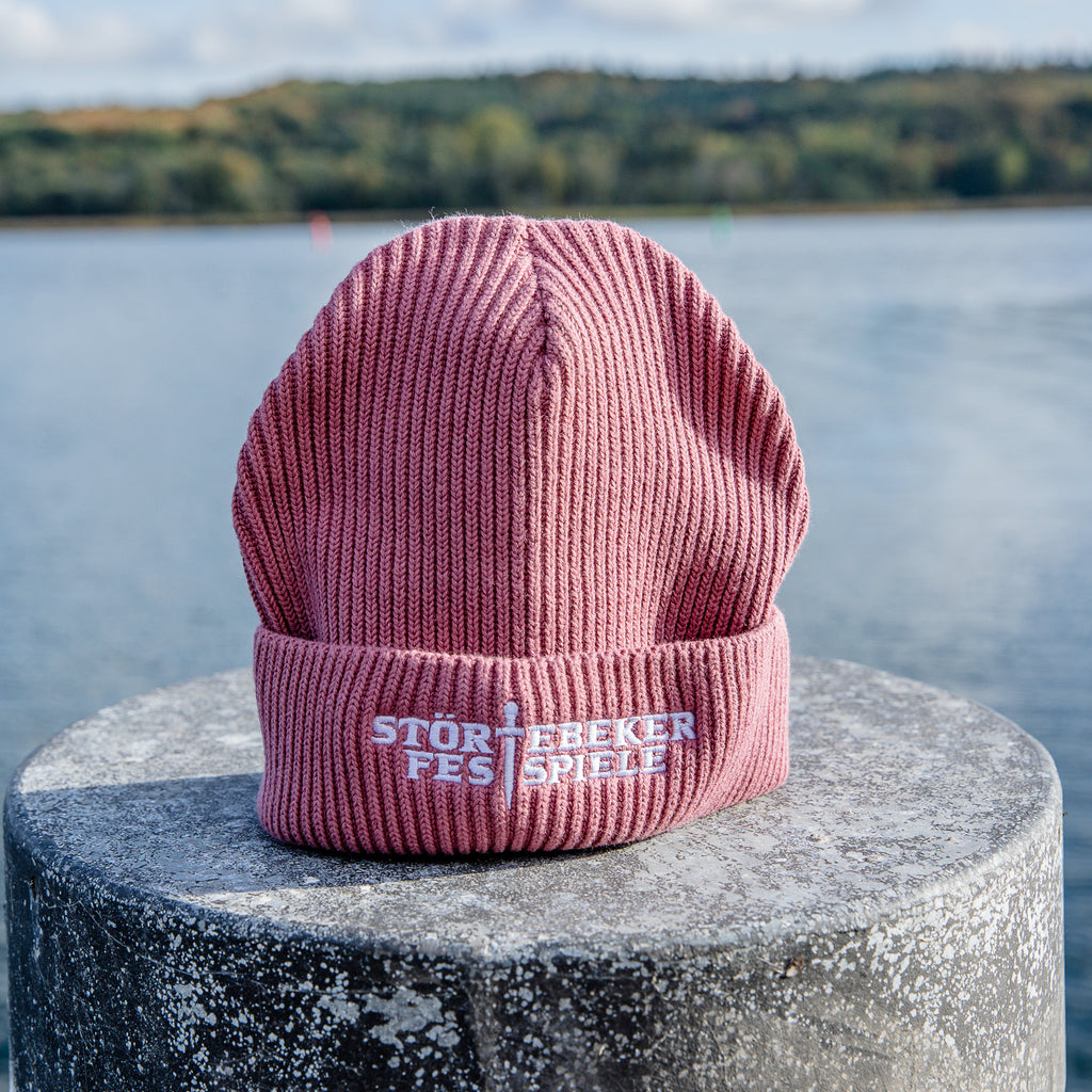 Mütze „Logo Störtebeker Festspiele“ – Hibiscus Rose (Unisex)