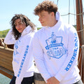 Hoodie „Freibeuter der Meere“ – Weiß (Unisex)