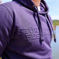 Störtebeker Hoodie - 3D Prägung "Schwert" - Tintenblau