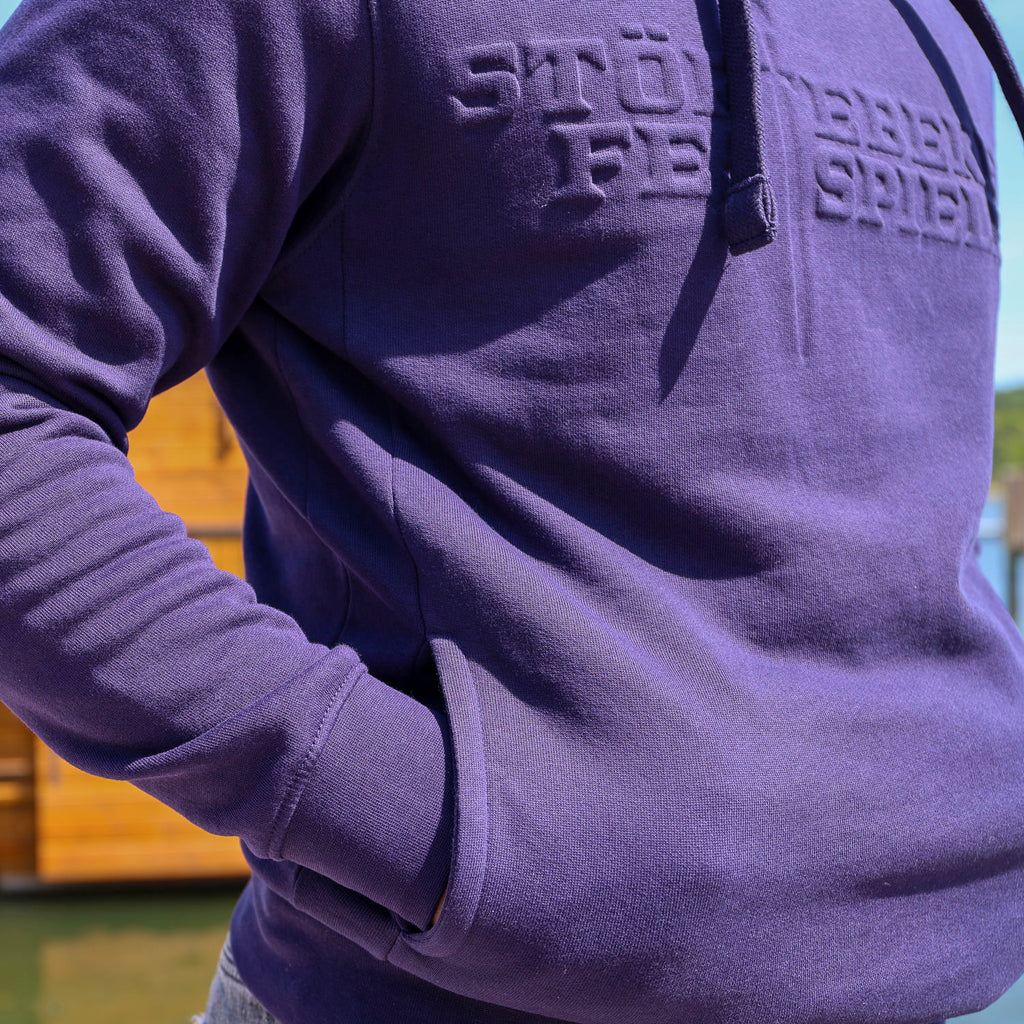 Störtebeker Hoodie - 3D Prägung "Schwert" - Tintenblau