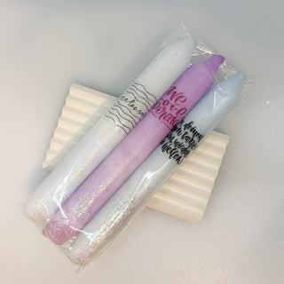 Weihnachtliche Kerzen „Freibeuter Sprüche 2025“ im 3er Set