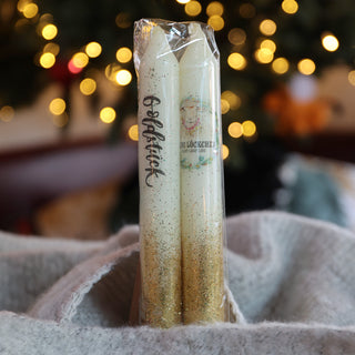 Weihnachtliche Kerzen im 2er Set