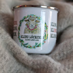 Klingel-Ingel Emaille Tasse »Weihnachten«