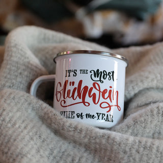 Klingel-Ingel Emaille Tasse »Weihnachten«