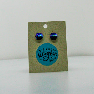 Ohrstecker Fischschuppen Rosa | Lila