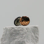Ohrstecker Fischschuppen kupfer