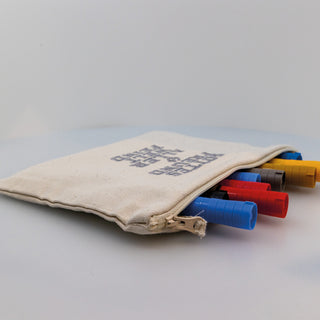 Störtebeker „Gottes Freund“ – Pencil-Case, selbst bestickt in Ralswiek