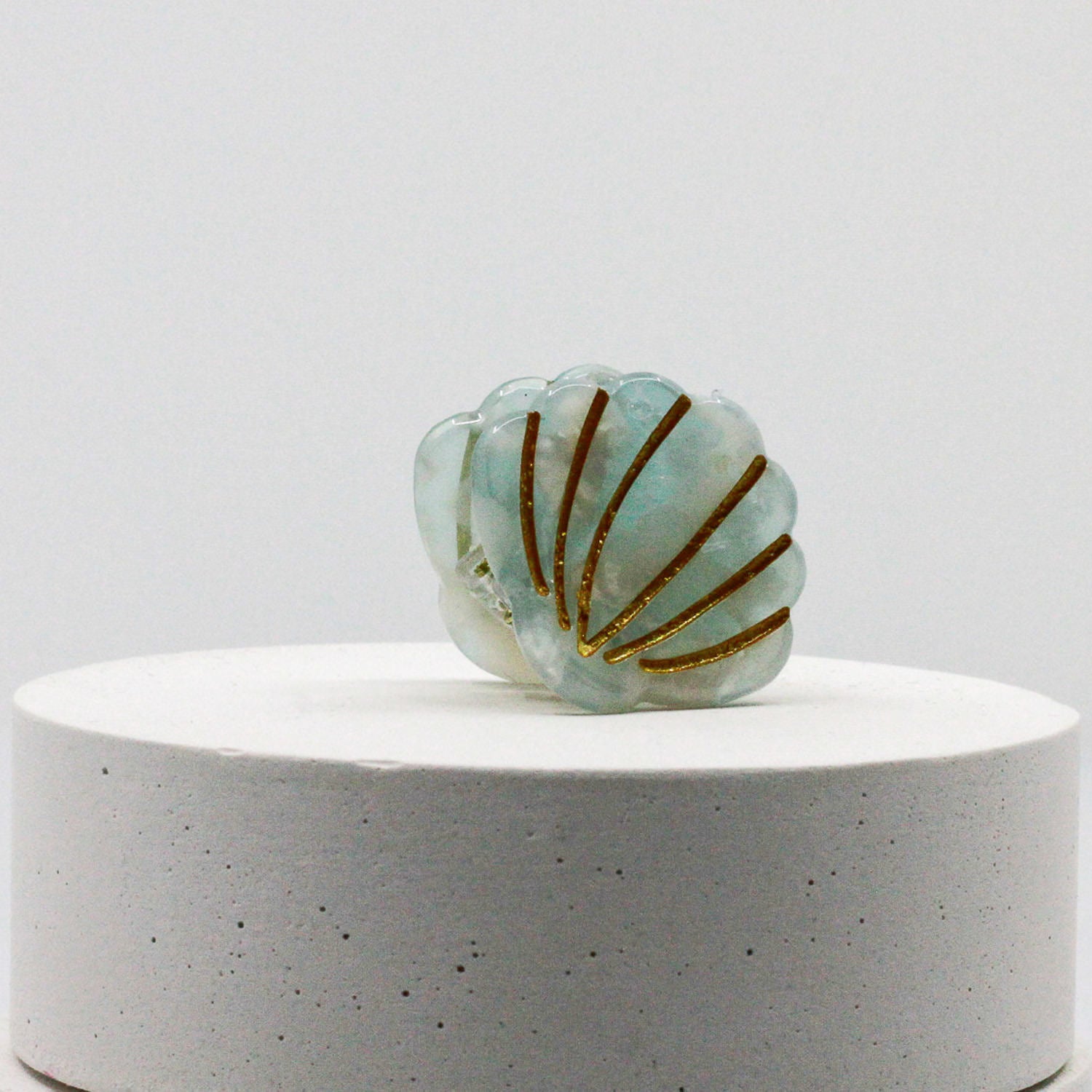 Haarklammer "Mini-Muschel" für kleine & feine Piratenhaare – von Mimi & Lula