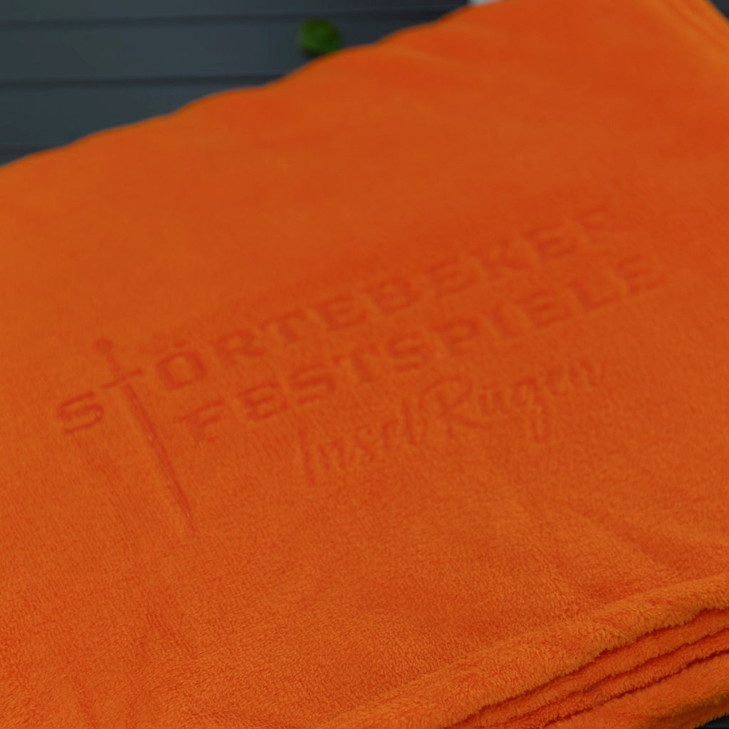 Fleecedecke flauschig mit Störtebeker Schriftzug